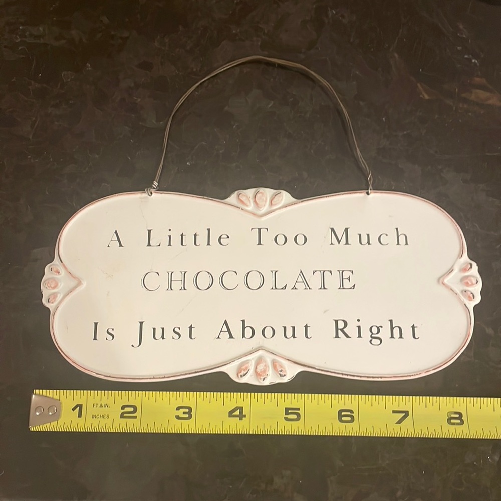 Metal quote sign NEW